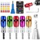 Mriykio Wire Stripper Tool US Regulations Wire Stripper for Drill Wire Twisting Connector Set Electrician Tools Set 8 in 1 Quickly Wire Strippers Professional Wire Twister Tool for Drill 8pcs