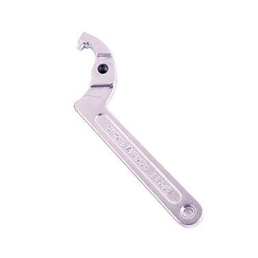 Eowpower Chrome Vanadium Adjustable C Spanner Hook Wrench Tool Round Head 3276 mm