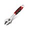 WISEUP Professional Adjustable Wrench 10 Inch CrV Forged Industrial Grade Hand Tools Wrench Set With AntiSlip Grip Small Adjustable Wrench