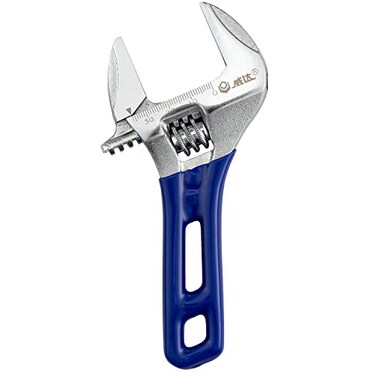 Ainuosen 1 PieceLarge Opening Adjustable Wrench Spanner with Short Handle 6 inch