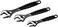 Bahco Bacho Alloy Steel Metric Adjustable Wrench Set Pack of 3