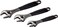 Bahco Bacho Alloy Steel Metric Adjustable Wrench Set Pack of 3