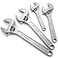 HORUSDY 4Piece Adjustable Wrench Set CRV Steel Adjustable Wrenches Set6inch 8inch 10inch 12inch