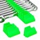 Ernst Manufacturing Wrench Pro Wrench Storage for 20 Wrenches with AntiSlip Cleats Green Made in the USA
