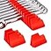 Ernst Manufacturing Wrench Pro Modular Wrench Organizer for 40 Wrenches Red