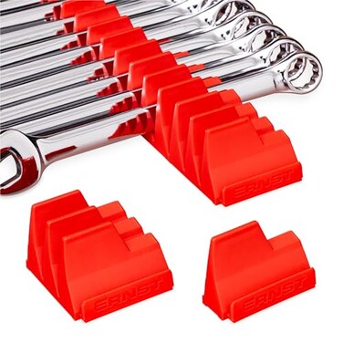 Ernst Manufacturing Wrench Pro Modular Wrench Organizer for 40 Wrenches Red