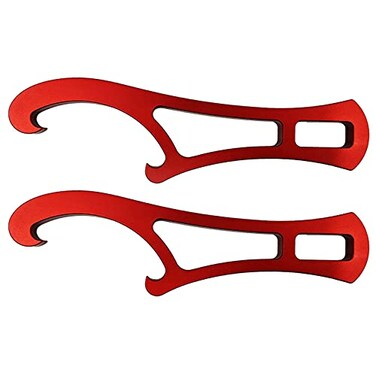 Motis Firefighting Mini Spanners Lightweight Portable Spanner Wrench Must Have Firefighter Tools Red 2Pack