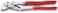 KNIPEX Pliers Wrench ChromePlated 250 mm Grips Continuously Up to 52 mm Fine Adjustment by Button Push Adjustable Wrench 86 03 250
