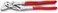 KNIPEX Pliers Wrench ChromePlated 250 mm Grips Continuously Up to 52 mm Fine Adjustment by Button Push Adjustable Wrench 86 03 250