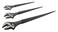 Titan 223 Adjustable Construction Spud Wrench 3Pc Set