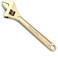WEDO NonSparking Adjustable Wrench 8 Sparkfree Safety Spanner Safty ToolAluminum BronzeDIN Standard BAM FM Certificate Opening Max 24mm