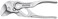 KNIPEX Tools 86 04 100 Pliers Wrench XS 4 Silver
