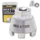 Rack-A-Tiers RackATiers Nut Snugger Kit 12 34 Magnetic Locknut Holders Locknut Wrench Conduit Locknut Wrench Electrical Lock Nut Tool 80090