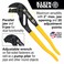 Klein Tools D53002KIT Plier Wrench Set 2Piece HighLeverage Pliers with Adjustable Reversible Jaw Smooth and Knurled Teeth 7Inch and 10Inch