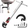 HAUTMEC 1118inch Telescoping Basin Wrench Sink Faucet Wrench for Tight Spaces with Replaceable Jaws Capacity 114to 212 Plumber Wrenches for Faucet Hex Nuts Install and Repair Under Sink