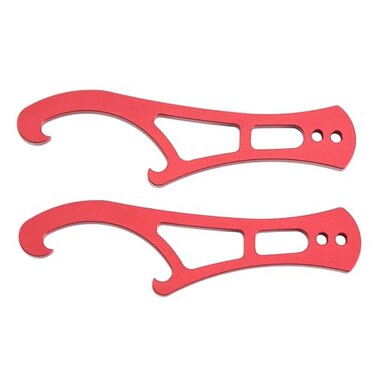 DANOREC 2Pcs Firefighting Mini Spanners Compact Aluminum Firefighting Spanner WrenchLightweight Portable Essential Tool for Firefighters