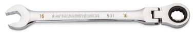 GEARWRENCH 16mm 4 Degree Swing Arch 12 Point Flex Head Ratcheting Combination Wrench 86716