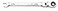 GEARWRENCH 516 4 Degree Swing Arch 12 Point Flex Head Ratcheting Combination Wrench 86741