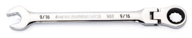 GEARWRENCH 916 4 Degree Swing Arch 12 Point Flex Head Ratcheting Combination Wrench 86746