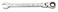 GEARWRENCH 12mm 4 Degree Swing Arch 12 Point Flex Head Ratcheting Combination Wrench 86712