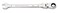 GEARWRENCH 9mm 4 Degree Swing Arch 12 Point Flex Head Ratcheting Combination Wrench 86709