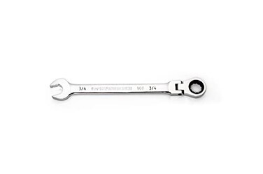 GEARWRENCH 34 4 Degree Swing Arch 12 Point Flex Head Ratcheting Combination Wrench 86749