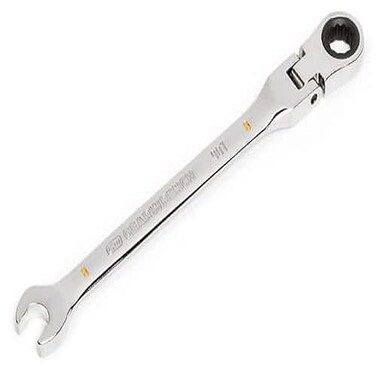 GEARWRENCH 8mm 4 Degree Swing Arch 12 Point Flex Head Ratcheting Combination Wrench 86708