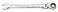 GEARWRENCH 11mm 4 Degree Swing Arch 12 Point Flex Head Ratcheting Combination Wrench 86711