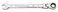 GEARWRENCH 11mm 4 Degree Swing Arch 12 Point Flex Head Ratcheting Combination Wrench 86711