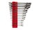 TEKTON Flex Head 12Point Ratcheting Combination Wrench Set with Modular Organizers 14Piece 619 mm WRC95302
