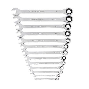 GEARWRENCH XL Ratcheting Combination SAE Wrench Set 13 Pc 12 Point 85199