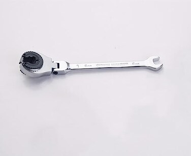 FLZOSPER 8mm Metric Fix Tubing WrenchFlexHead Gear Wrench Ratcheting Fix Combination Wrench Spanner