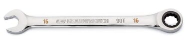 GEARWRENCH 16mm 4 Degree Swing Arch 12 Point Ratcheting Combination Wrench 86916