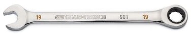 GEARWRENCH 19mm 4 Degree Swing Arch 12 Point Ratcheting Combination Wrench 86919