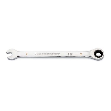 GEARWRENCH 7mm 4 Degree Swing Arch 12 Point Ratcheting Combination Wrench 86907