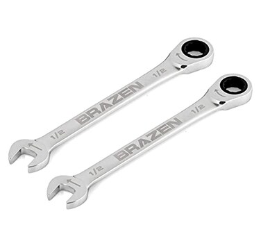 BRAZEN 12 Ratcheting Wrench Two Pack
