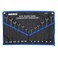 NEIKO 03582A Combination Wrench Set 12 Pc Raised Panel Combo Wrenches Set Metric and Standard Black Oxide Drop Forged Carbon Steel Mechanic Open End Wrench Set Small Box End Wrench Set SAE MM