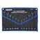 NEIKO 03582A Combination Wrench Set 12 Pc Raised Panel Combo Wrenches Set Metric and Standard Black Oxide Drop Forged Carbon Steel Mechanic Open End Wrench Set Small Box End Wrench Set SAE MM
