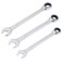 SaferCCTV Wrench Metric 21mm 22mm 24mm Ratcheting Wrench SetReversible Ratcheting Combination WrenchOpen Ended Ratchet
