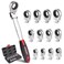 COTOUXKER Flex Head Ratcheting Wrench Set 819mm Ratchet Wrench Set with Interchangeable Heads for Mechanic Repair