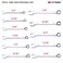 Hitork 11 Piece Combination Wrench Set with Roll Pouch SAE Sizes 14 78 Drop Forged CrV Steel Chrome Plated Mirror Finish 12 Point Box End 15 Offset Exceeds ANSI Standards