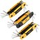 MULWARK 25 pcs Folding Allen Wrench Set Metric Standard SAE Key Tool 3 Pack Portable Hex for Basic Home Repair and General Applications