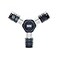 711L EDC Y Driver 3 Way 14 Inch Hex Bit Holder Y Type Hex Socket Wrench Tri Wrench Hex Key Handle I Compact Bicycle Scooter Tool BLACK