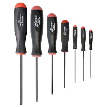 Bondhus 10687 Set of 7 Balldriver Screwdrivers ProGuard Finish sizes 1275mm