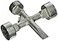Reed Tool MKH10820 Meter Box Key for Large Mueller and 1Standard Pentagon