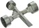 Reed Tool MKH10820 Meter Box Key for Large Mueller and 1Standard Pentagon