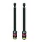 Malco MSHMLC 4 in CRHEX Cleanable Reversible Magnetic Hex Drivers 14 and 516 2 pack