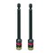 Malco MSHMLC 4 in CRHEX Cleanable Reversible Magnetic Hex Drivers 14 and 516 2 pack