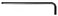 Bondhus 10910 316 Ball End Tip Hex Key L Wrench wLong Arm4510 PC