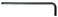 Bondhus 10910 316 Ball End Tip Hex Key L Wrench wLong Arm4510 PC